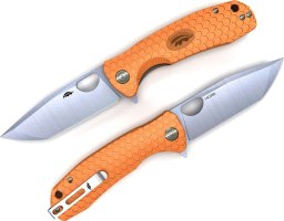 Honey Badger Nóż Honey Badger Tanto 14C28N Medium Orange