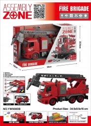 1PUNKT Rozkręcana Straż Pożarna z Funkcją Dźwięku i Wody