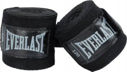 Everlast Owijki Taśmy Bandaże Bokserskie Czarne Oddychające Solidne EVERLAST 305 cm