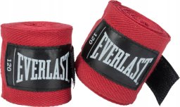 Everlast Owijki Taśmy Bandaże Bokserskie Czerwone Oddychające Solidne EVERLAST 305cm