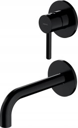 Bateria umywalkowa Omnires Omnires bateria umywalkowa podtynkowa Y czarny Y1215NBL