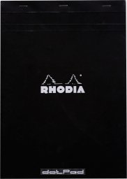 Clairefontaine Rhodia Dot Pad A4 - 80 microperforated sheets - 80gram (not punched - cardboard backed) - Rhodia 18559C