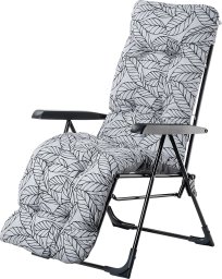 Kadax KADAX Fotel Ogrodowy Leżak Plażowy Rozkładany Turystyczny Regulowany Taras