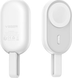 Powerbank Veger VEGER powerbank 1200 mAh do zegarka kompatybilny z Apple Watch Pomme (W0102) biały