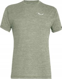 Koszulka puez melange dry ss tee-shadow melange-48 (m) SALEWA