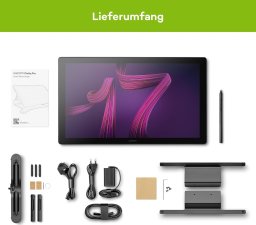 Tablet graficzny Wacom Zestaw Tablet graficzny Wacom Cintiq Pro 17 DTH172K0B ilustracja rysowanie