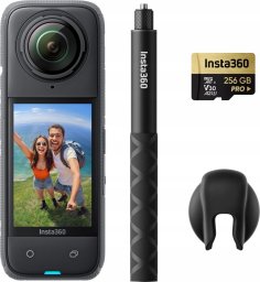 Kamera Insta360 Insta360 X4 - wodoszczelna Kamera sportowa 360 4K UHD - Pakiet Startowy 8K