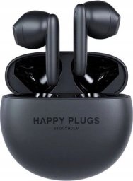 Słuchawki Tura Scandinavia AB Happy Plugs Joy Lite - bezprzewodowe słuchawki douszne z ENC (black)