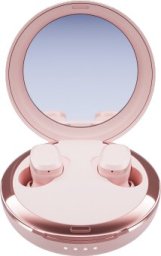 Słuchawki Tura Scandinavia AB Happy Plugs Adore - bezprzewodowe słuchawki douszne z lusterkiem w etui (pink)
