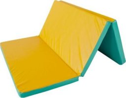 Produkcyja materac Gamma 150x100x5 trzyczęściowy zielono-żółty