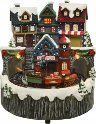 Dekoracja świąteczna Nenurodyta DECORATION LED SCENERY 15X15CM 485828
