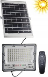 Naświetlacz Yermos HALOGEN Lampa SOLARNA LED 50W Uliczna Pilot Czujnik ZMIERZCHU 5912