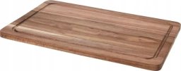 Deska do krojenia Excellent Houseware Deska do krojenia drewniana WOOD, 37 x 25 x 1,6 cm