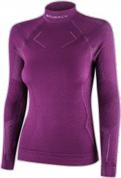 Brubeck LS1665W Bluza damska EXTREME MERINO fuksjowy M