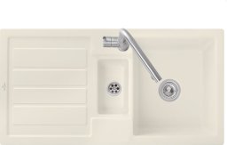 Zlewozmywak Villeroy & Boch Villeroy & Boch Flavia 60 Ivory - 3304 01 FU Zlew ceramiczny, obsługa ręczna