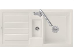 Zlewozmywak Villeroy & Boch Villeroy & Boch Flavia 60 Crema - 3304 01 KR zlew ceramiczny, obsługa ręczna