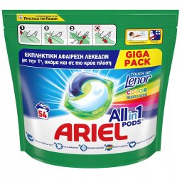 Ariel Kapsułki ddo prania kolorowych tkanin All-in-1 Alpine 54 szt.
