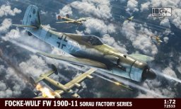 Ibg Model plastikowy Fw 190 D11 Sorau Factory Series 1/72 Ibg