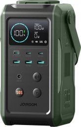 Joyroom Powerbank Joyroom JR-PBF10 75000mAh 100W 3x USB-C 3x USB-A ze składaną latarką i rączką - zielony