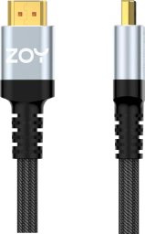 Kabel ZOY HDMI 5m standard 2.1 + rzep ZCH5