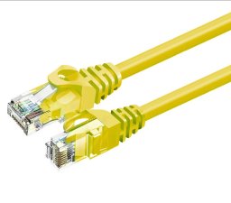 ZOY Kabel Sieciowy Ethernet Cat. 6a UTP CCA Żółty 5m ZCR5Y
