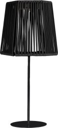 Lampa stołowa Intesi INTESI LAMPA STOŁOWA MERRILL SOLARNA CZARNA