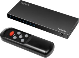 Switch LogiLink LogiLink Switch HDMI 5x1-Port, 4K/60Hz, HDCP, HDR, CEC, RC