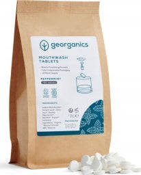 Georganics Georganics, Naturalne tabletki do płukania jamy ustnej English Peppermint, 720 tabletek