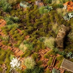 Gamers Grass : Grass tufts - 2 mm - Dry Green Tufts (Wild)