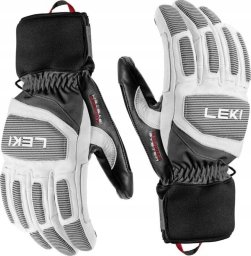Leki LEKI RĘKAWICE Griffin Pro 3D white/black 9.5