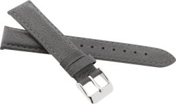 JVD Skórzany pasek do zegarka 22 mm JVD R41514-22 ciemnoszary .