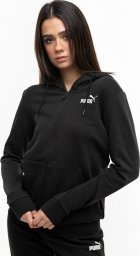 Puma Bluza damska Puma ESS Small Logo Full-Zip Hoodie czarna 586811 01 S