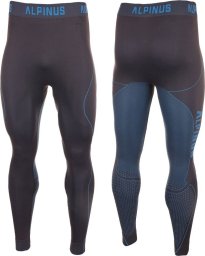 Alpinus Spodnie termoaktywne męskie Alpinus Active Base Layer szare GT43865 S