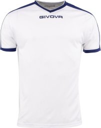 Givova Koszulka Givova Revolution Interlock biało-granatowa MAC04 0304 M