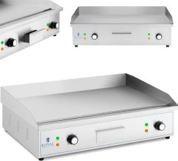 Grill elektryczny Royal Catering Grill elektryczny płyta grillowa gładka 727 x 420 mm 4400 W