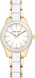 Zegarek Anne Klein ZEGAREK DAMSKI Anne Klein Gold-Tone AK-3212WTGB + BOX