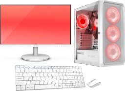 Komputer Vist Zestaw WHITE Gaming Ryzen 5 5600G 32GB RX VEGA7 SSD 1TB M.2 WIFI W11 24"