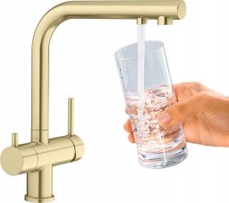 Bateria kuchenna Blanco Bateria FONTAS II Satin GOLD