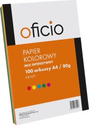 Oficio Papier A4 MIX kolorów intensywnych 100 szt.