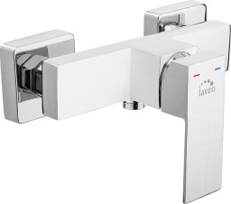 Bateria wannowa Laveo LAVEO Kvadrato - bateria natryskowa ścienna bez zestawu natryskowego