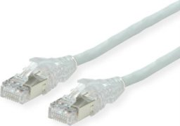 Dätwyler Kabel krosowy DTWYLER Cat.6A (Class EA) S/FTP, CU 7702 flex LSOH, AMP v2, krzyżowy, szary, 5 m