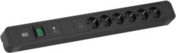 Listwa zasilająca Bachmann BACHMANN PRIMO 2 6xCEE7/3 1xGVS-Plus 1xswitch 2.0m CEE7/7