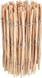 Springos Płot leszczynowy 500x80 cm ogrodzenie drewniane palisada łupanka ogrodowa UNIWERSALNY