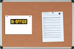  Bi-Office Tablica korkowa Bi-Office 90x120cm rama aluminiowa -