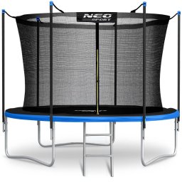 Trampolina ogrodowa Neo-Sport NeoSport Trampolina ogrodowa 6ft/183cm z siatką wewnętrzną i drabinką