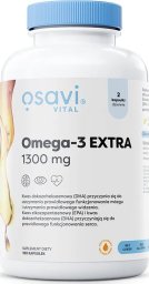 Osavi Osavi - Omega-3 Extra, 1300mg, Cytryna, 180 kapsułek miękkich