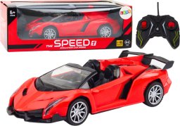 LeanToys Samochód Sportowy Zdalnie Sterowany Auto RC 1:18 Czerwony