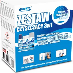 ITSEPTIC Zestaw czyszczący ITSEPTIC, chusteczki do LCD, sprężone powietrze, płyn ze ściereczką z mikrofibry