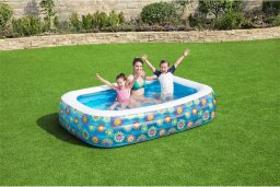 Bestway Bestway Nadmuchiwany basen dla dzieci, niebieski, 229x152x56 cm