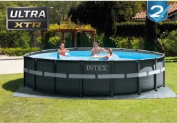 Intex Intex Basen stelażowy Ultra XTR, 549x132 cm, pompa z filtrem piaskowym